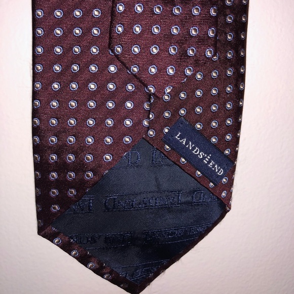 New high quality lands’ end maroon tie - Picture 1 of 4